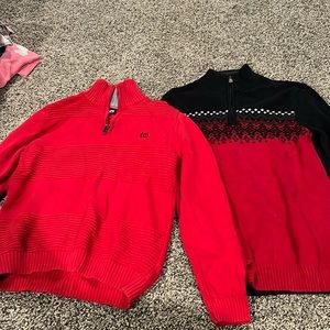 Two boys sweaters